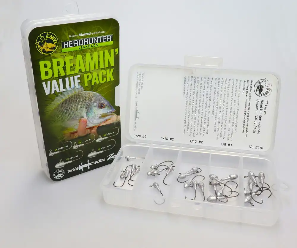 TT Lures Headhunter Jigheads Breamin Value Pack-TT Lures Assorted Jig Heads Kit