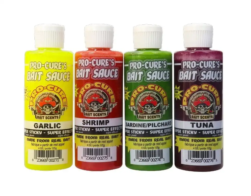 4oz Bottle Of Pro-Cure Bait Sauce - Super Sticky Fishing Lure And Bait Scent
