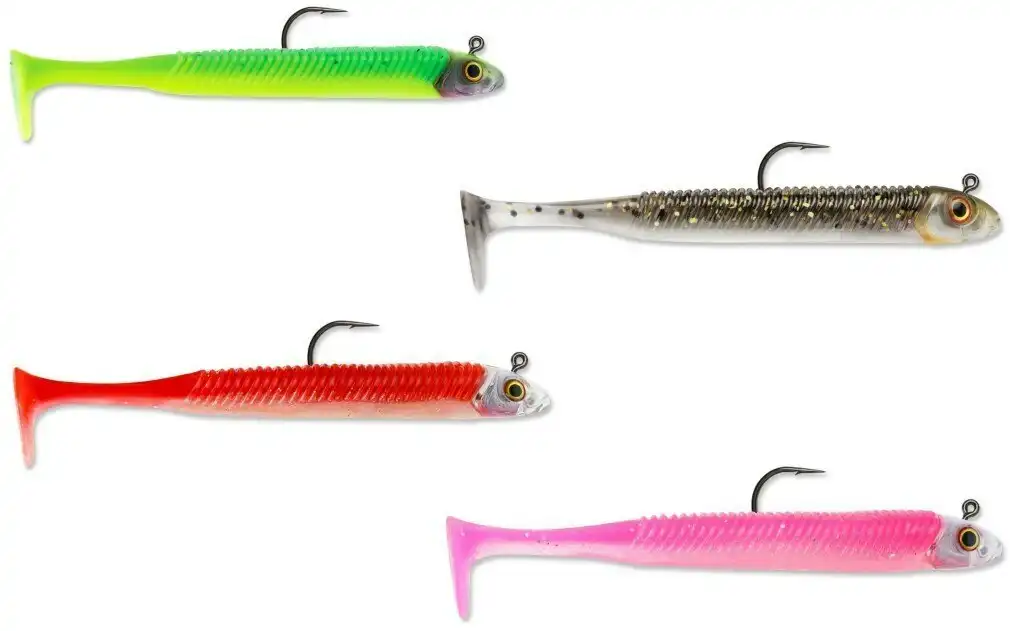 3 Pack of 11cm Storm 360GT Searchbait Soft Plastic Fishing Lures