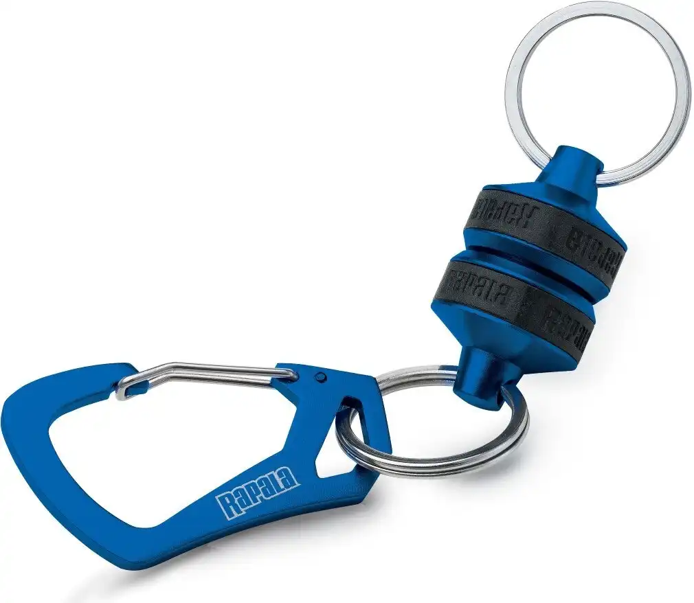 Blue Rapala RCD Magnetic Release Fishing Carabiner