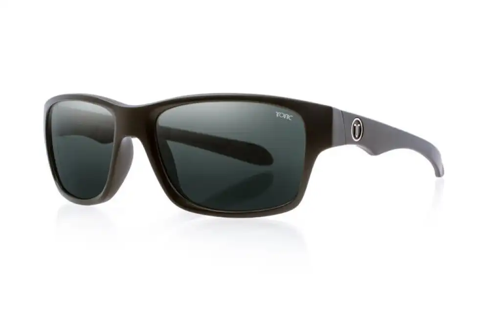 Tonic Tango Polarised Sunglasses with Glass Grey Photochromic Lens & Black Frame