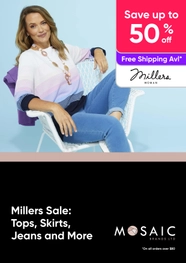 Millers Sale - Tops, Skirts, Jeans and More - up to 50% off