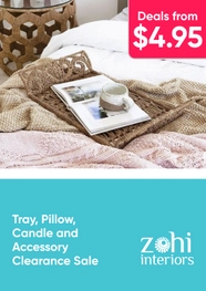 Tray, Pillow, Candle and Accessory Clearance Sale – deals from $4.95