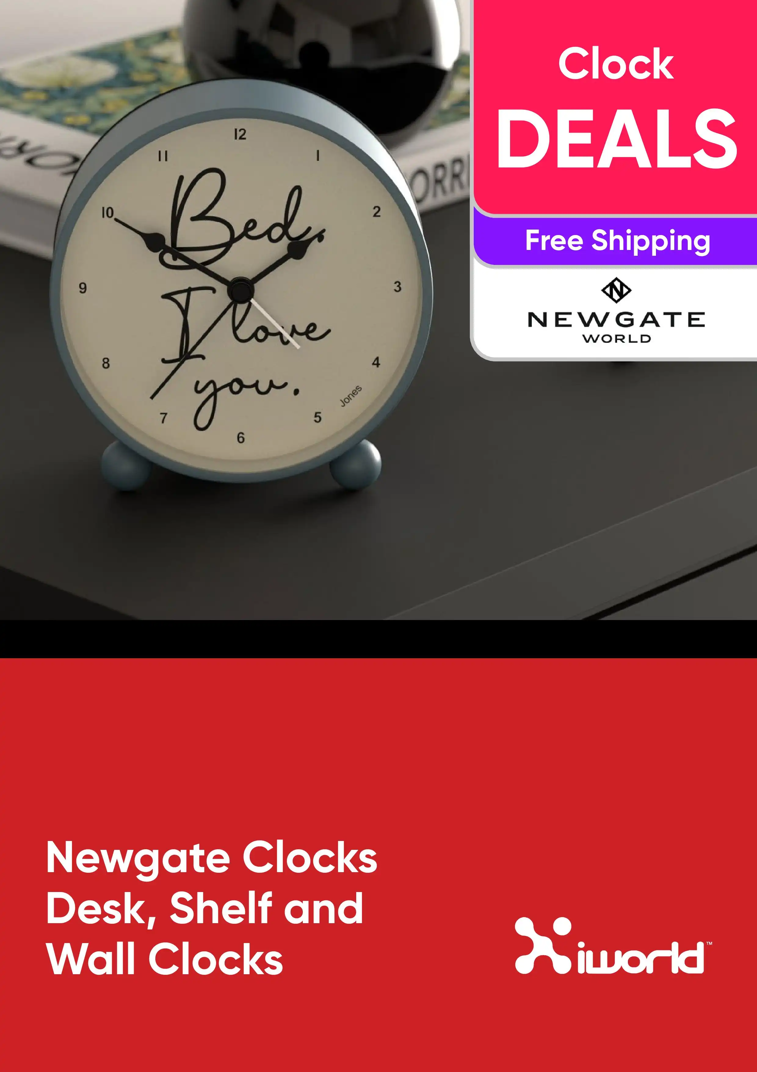 Clock Sale: Desk, Shelf and Wall - Newgate