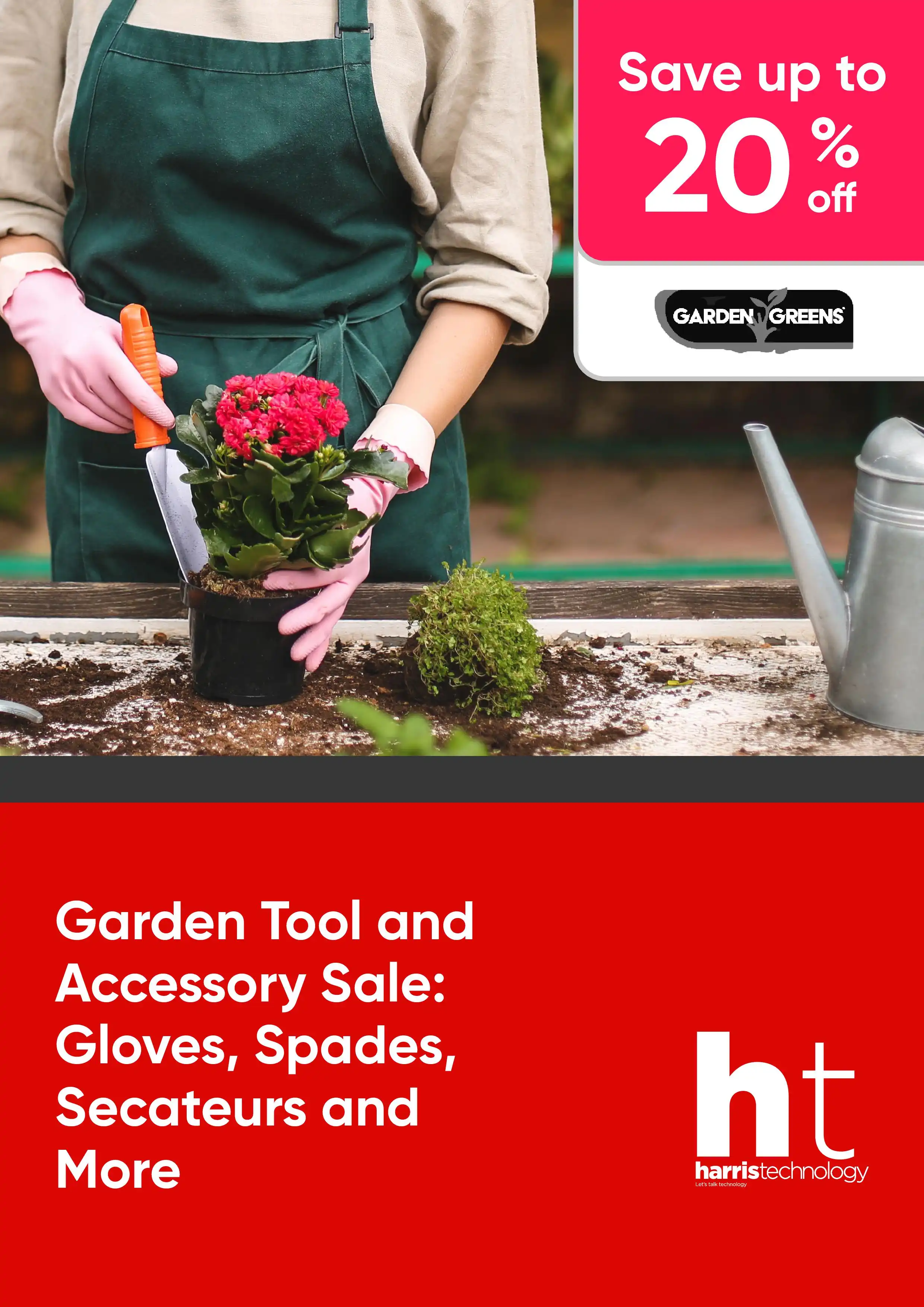 Garden Tool and Accessory Sale: Gloves, Spades, Secateurs and More – up to 20% off