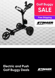 Electric and Push Golf Buggy Sale - Stinger Golf Products - Free Shipping