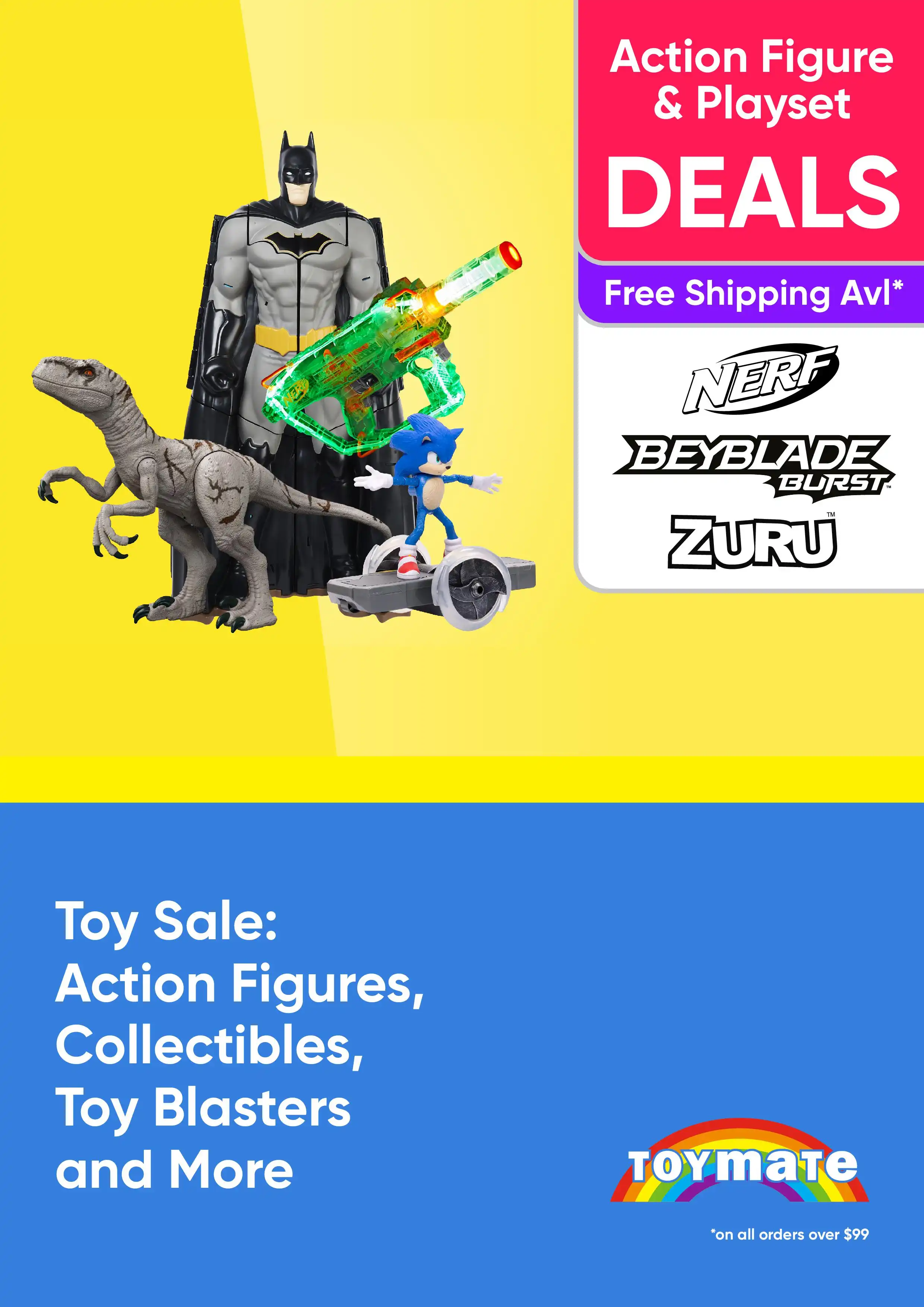 Toy Sale: Action Figures, Collectibles, Toy Blasters and More - Nerf, Beyblade, Zuru