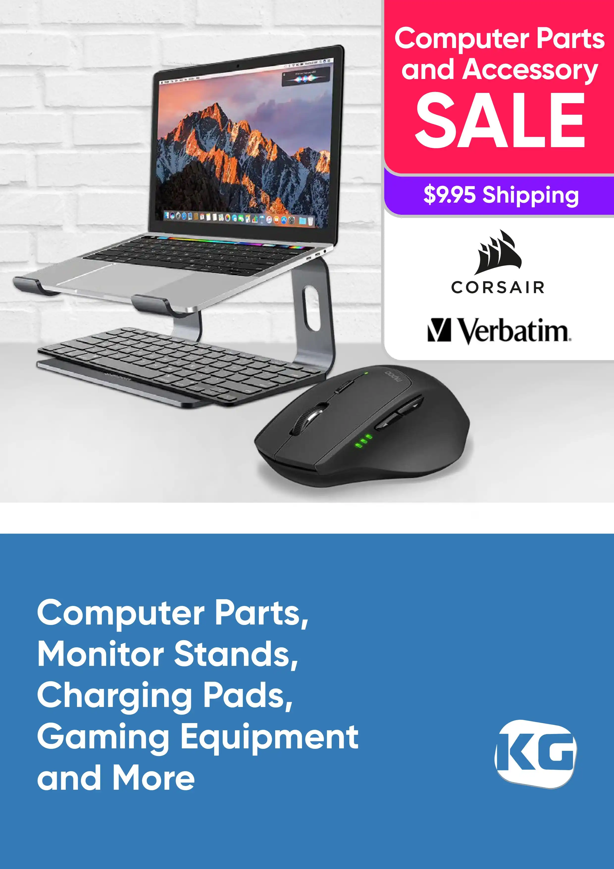 Computer Parts, Monitor Stands, Charging Pads, Gaming Equipment and More