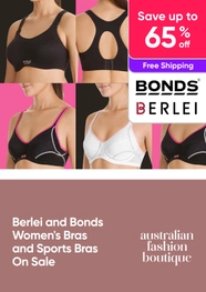 Berlie and Bonds Women's Bras, Sports Bras On Sale up to 65% Off RRP