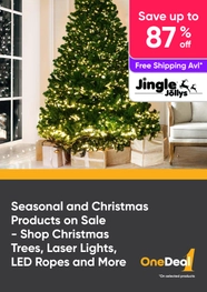 Save Up to 87% Off a Range of Seasonal and Christmas Products