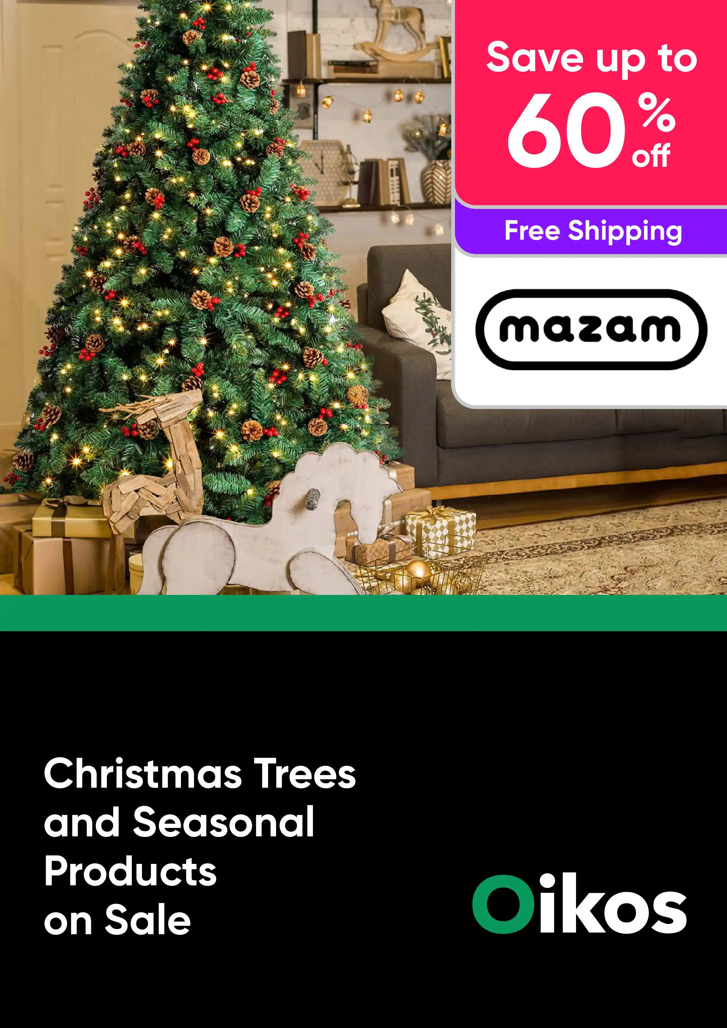 Christmas Trees and Seasonal Products Specials - Save Up to 60% Off RRP