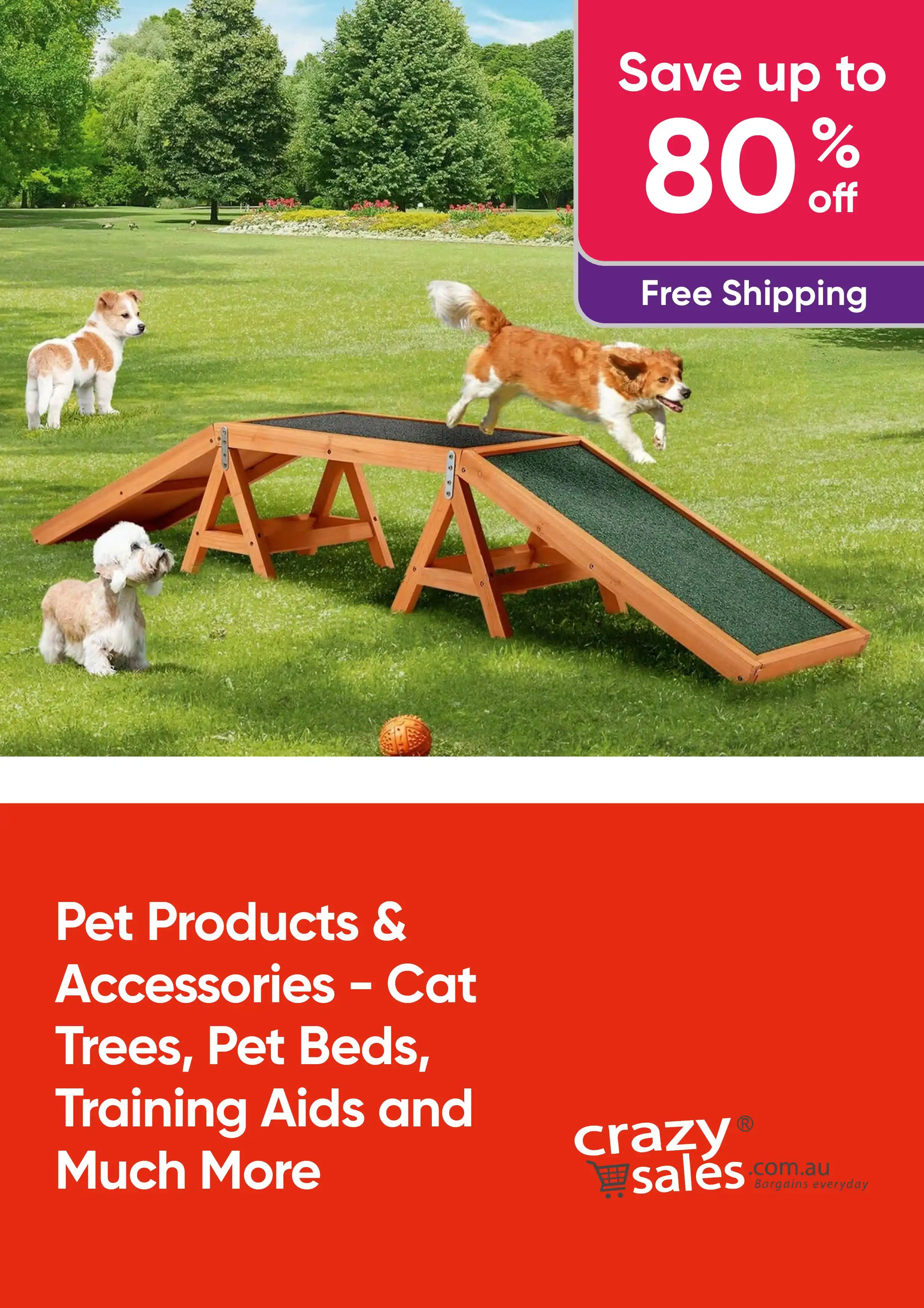 Save Up To 80% Off Pet Products & Accessories - Shop Cat Trees, Pet Bed, Training Aid and Much More