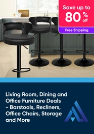 Living Room, Dining and Office Furniture Deals - Save Up to 80% Off Barstools, Recliners and More