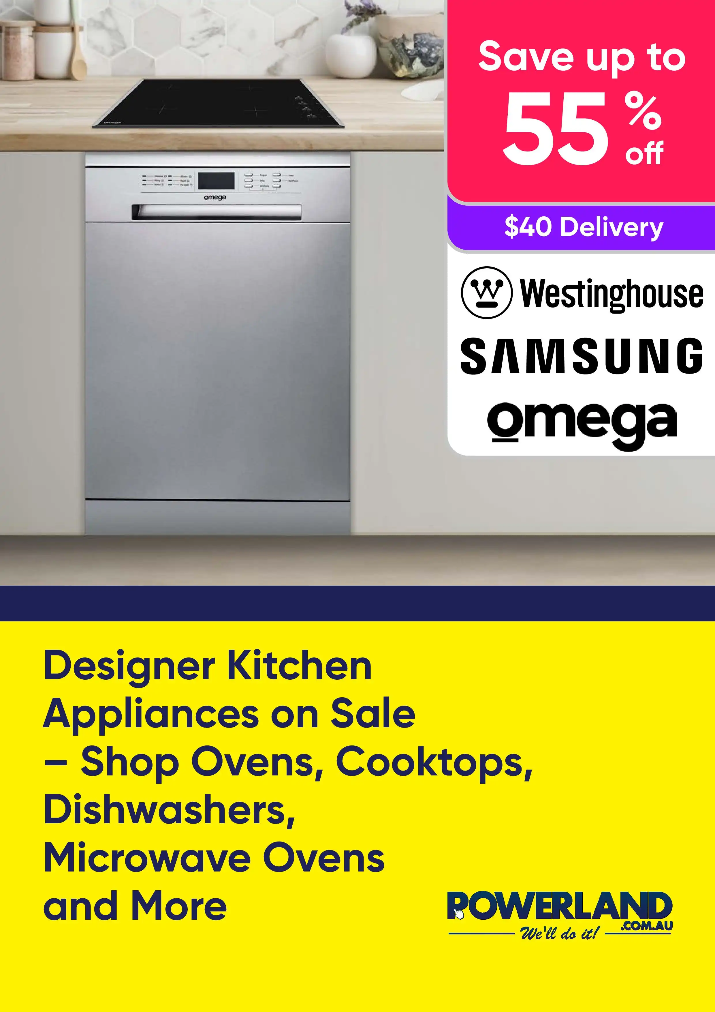 Designer Kitchen Appliances on Sale - Save Up to 55% Off Ovens, Cooktops