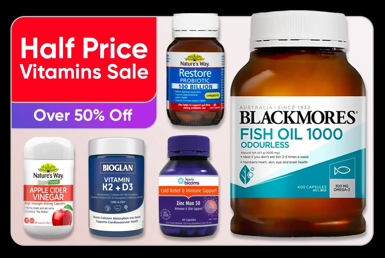 Half Price Vitamins Sale