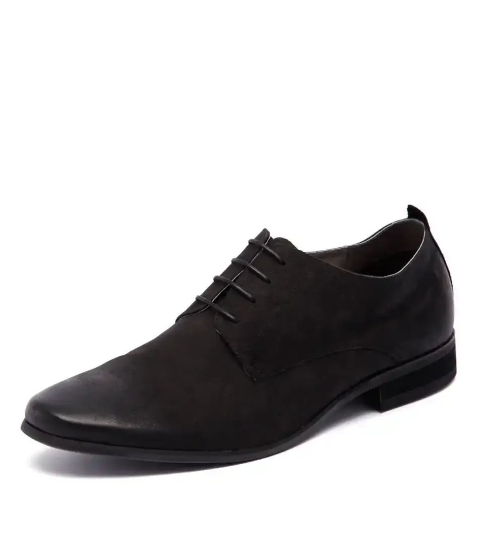 Mens Julius Marlow Growl Black Formal Casual Lace Up Dress Shoes