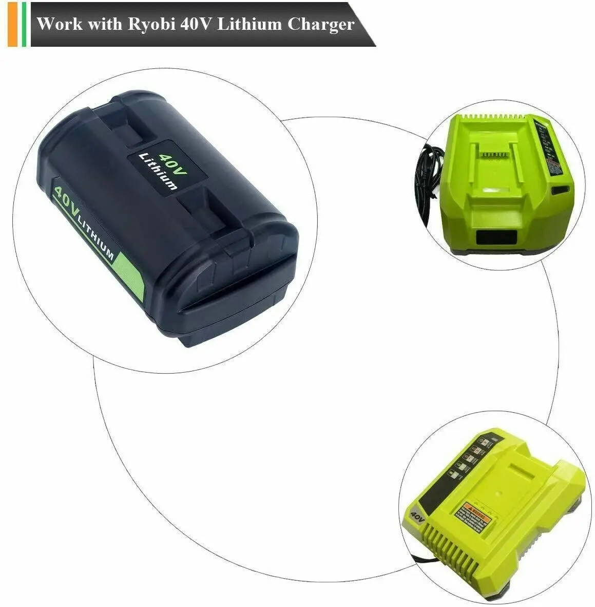 RYOBI 36V 4.0Ah 4.0 Ah 4Ah Hi Tech Lithium Ion Compatible Battery Cordless BPL3640D2 Office Catch Lasoo