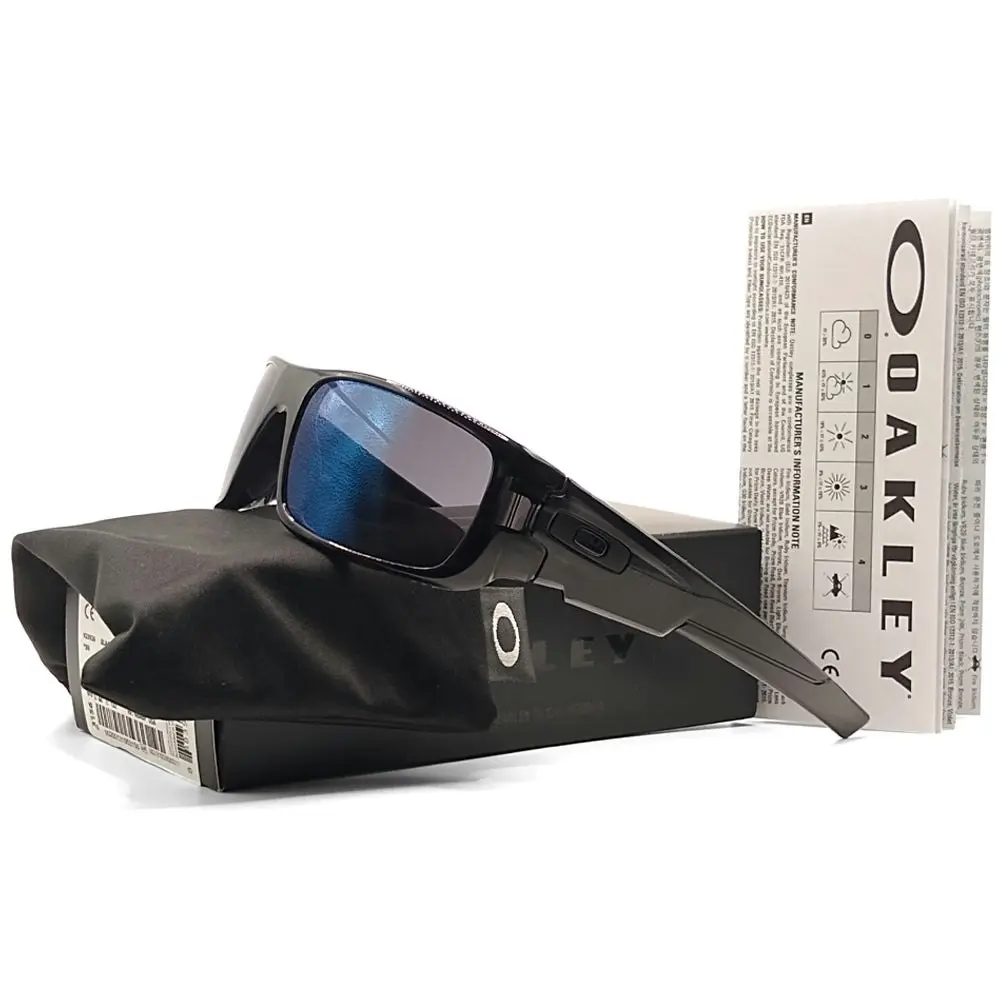 Oakley Crankshaft Black Ink/Ice Iridium Men's Sports Sunglasses
