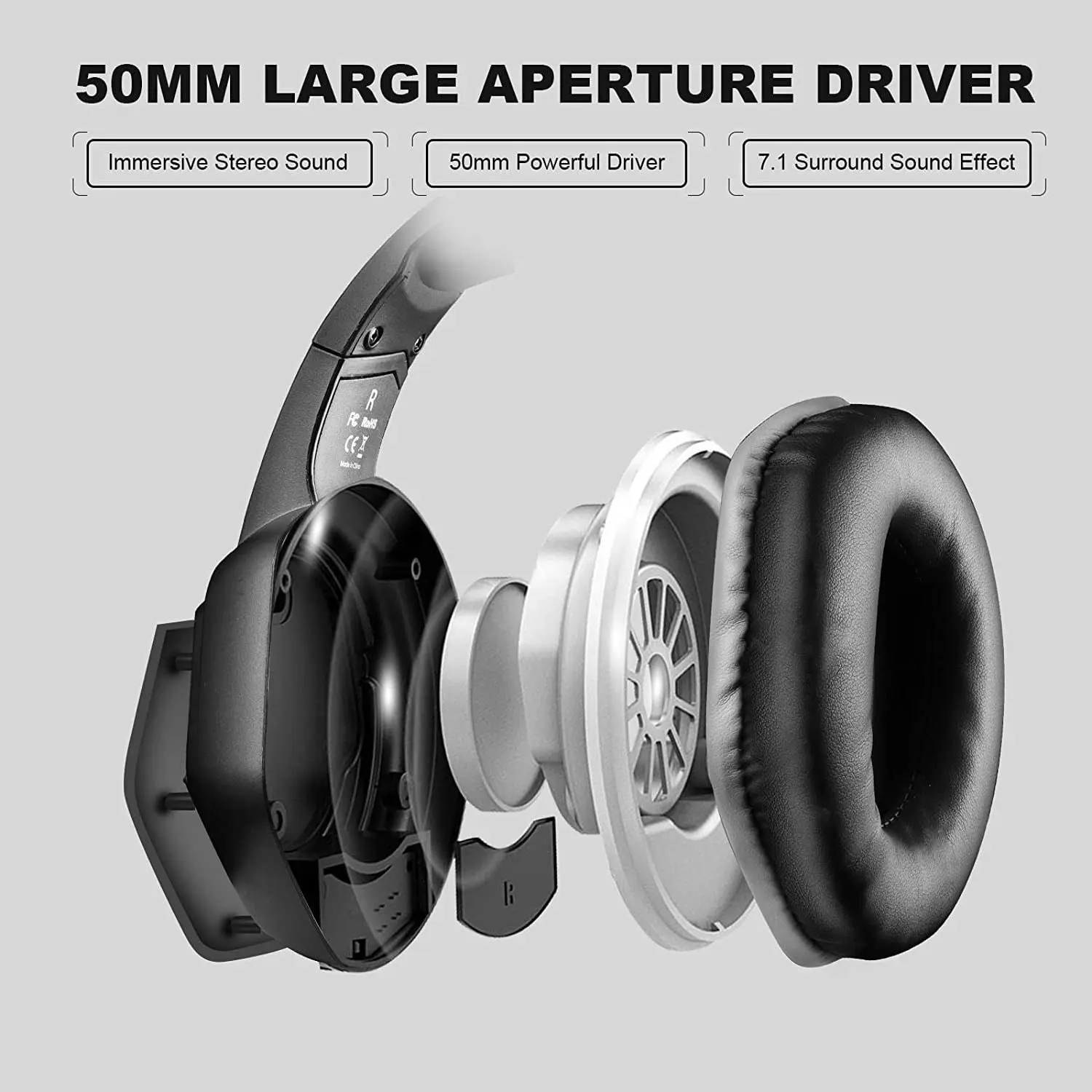 Surround Sound Eksa Active Noise Cancelling Headphones EKSA® E1000 - Main Image