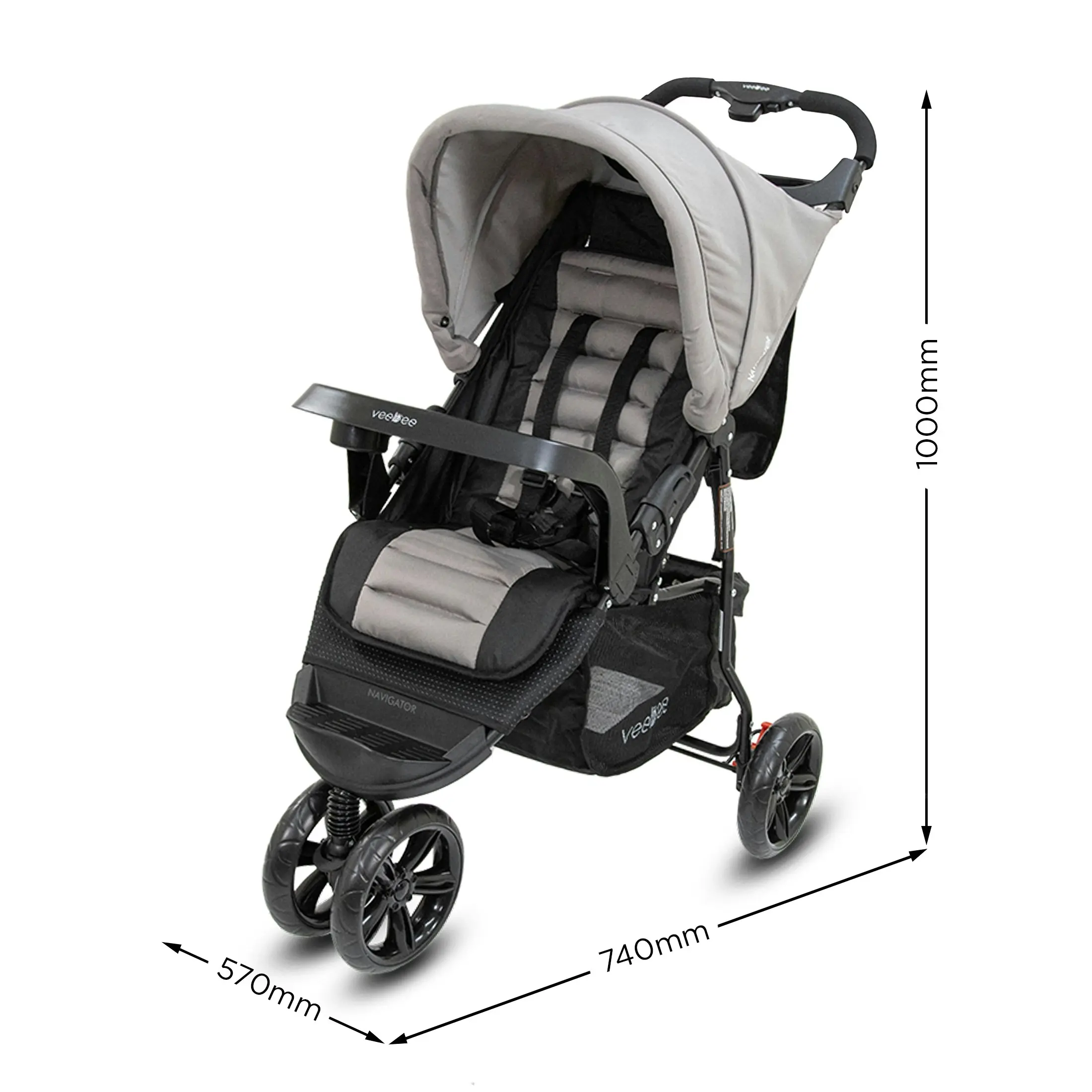 VeeBee 3 Wheel Navigator Stroller Fauna Wholesale Partners Lasoo