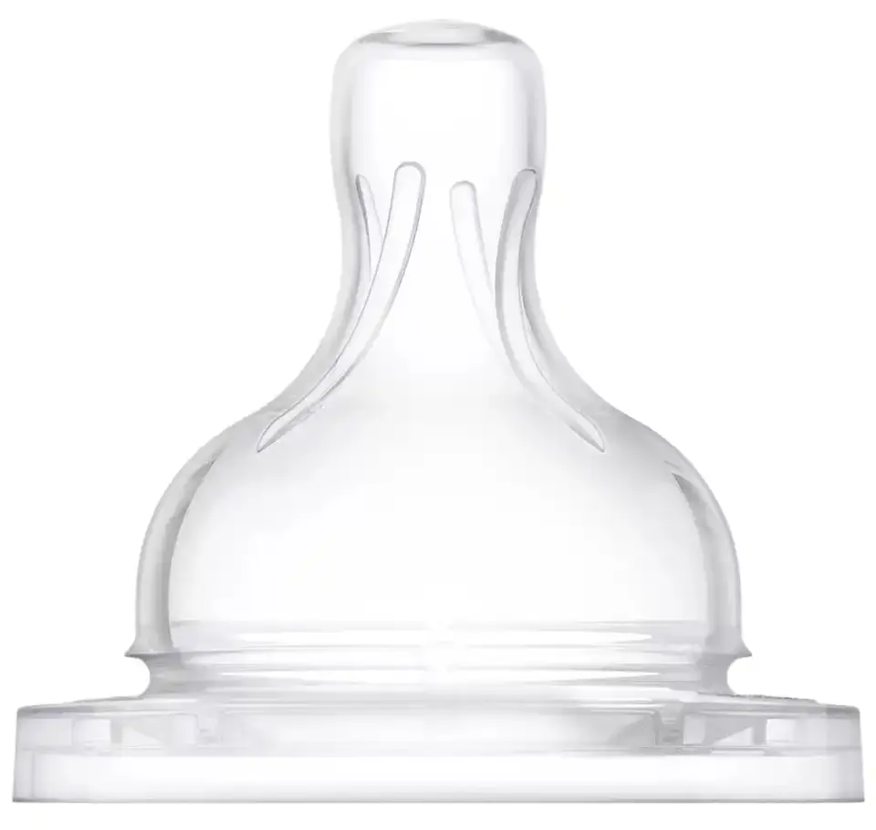 Avent Anti Colic Silicone Teat Twin Pk New Born