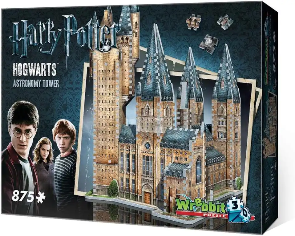 Wrebbit 3D Harry Potter Hogwarts Astronomy Tower 3D Jigsaw Puzzle (875  Pieces)