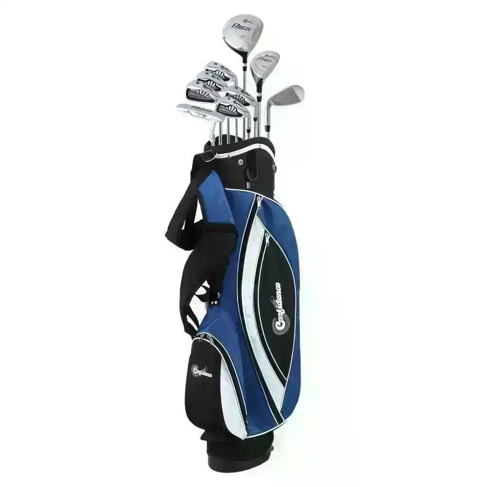 Confidence Power V3 Golf Club Set with Bag, Mens Right Hand