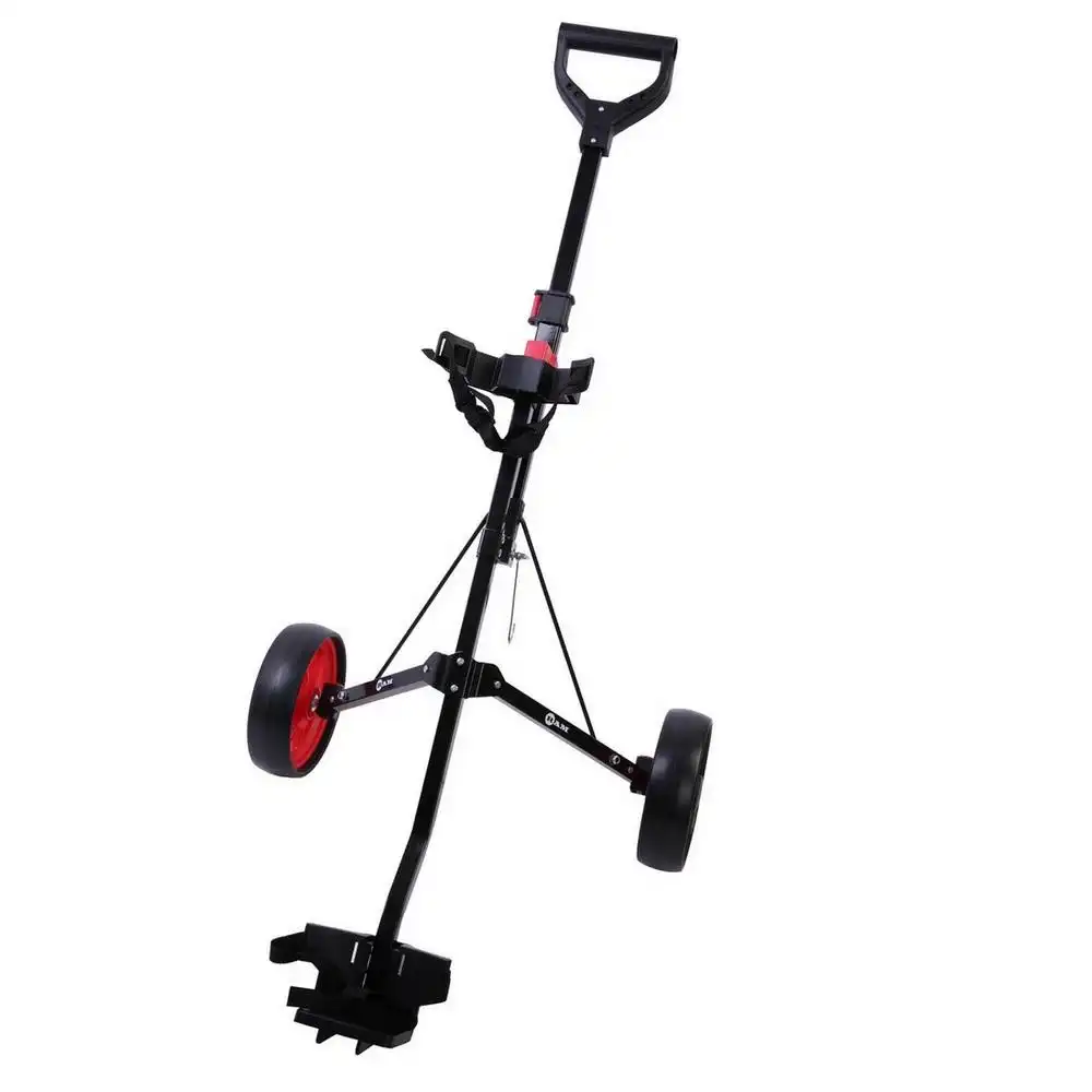 RAM Golf Junior Kids 2 Wheel Folding Steel Pull Buggy / Cart / Trolley /Trundler