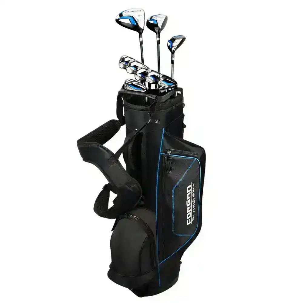Forgan of St Andrews F200 -1 Inch Golf Clubs Set with Bag, Graphite/Steel, Regular, Mens Right Hand