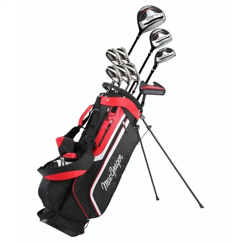 MacGregor Golf CG3000 Golf Clubs Set with Bag, Mens Left Hand, Graphite/Steel