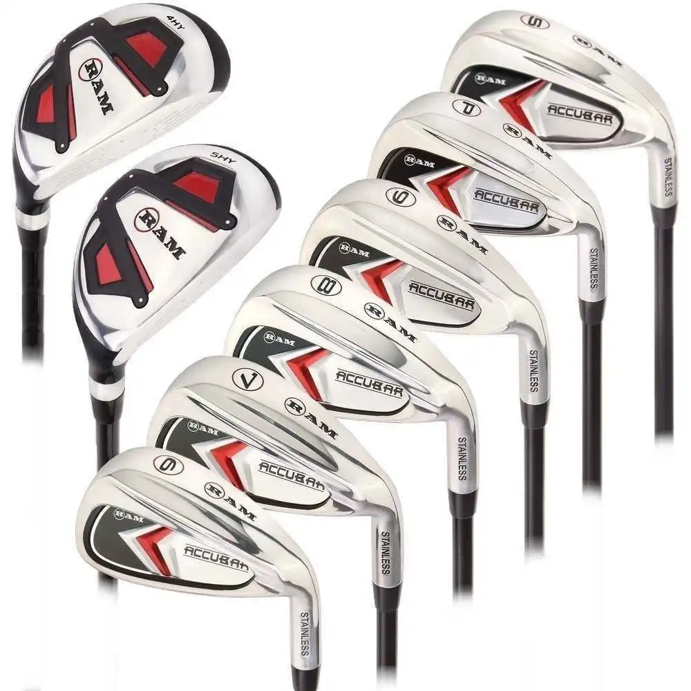 RAM Golf Accubar Mens Right Hand All Graphite Iron Set 6-SW - HYBRID INCLUDED