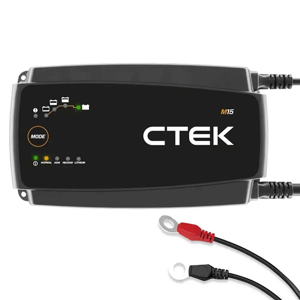 CTEK M15 Automatic Marine Boat Battery Charger Maintainer 12V Lead Acid Lithium