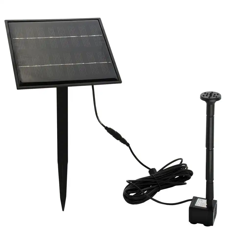 Protege 5W Solar Powered Fountain Submersible Water Pump Panel Kit Garden Pond