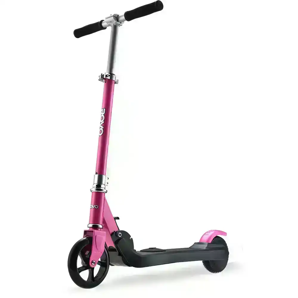 Rovo Kids Electric Scooter, Ages 5-11, Adjustable Height, Folding, Lithium Battery, Pink