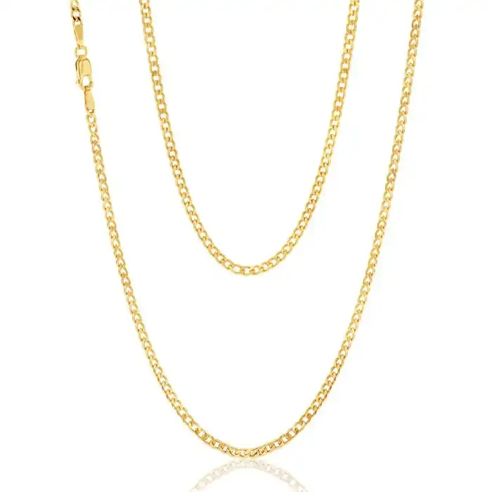 9ct Yellow Gold 55cm 70 Gauge Curb Chain