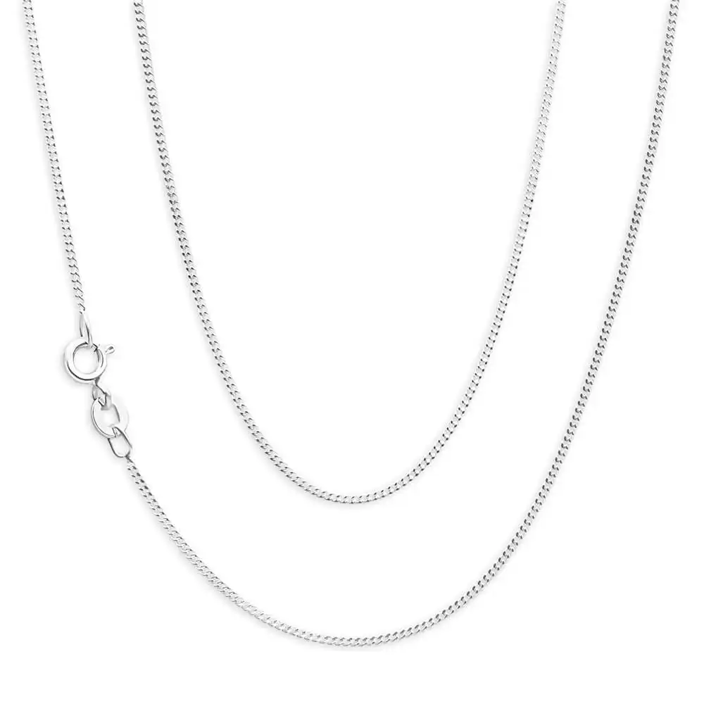 Sterling Silver 30 Gauge 40cm Curb Chain