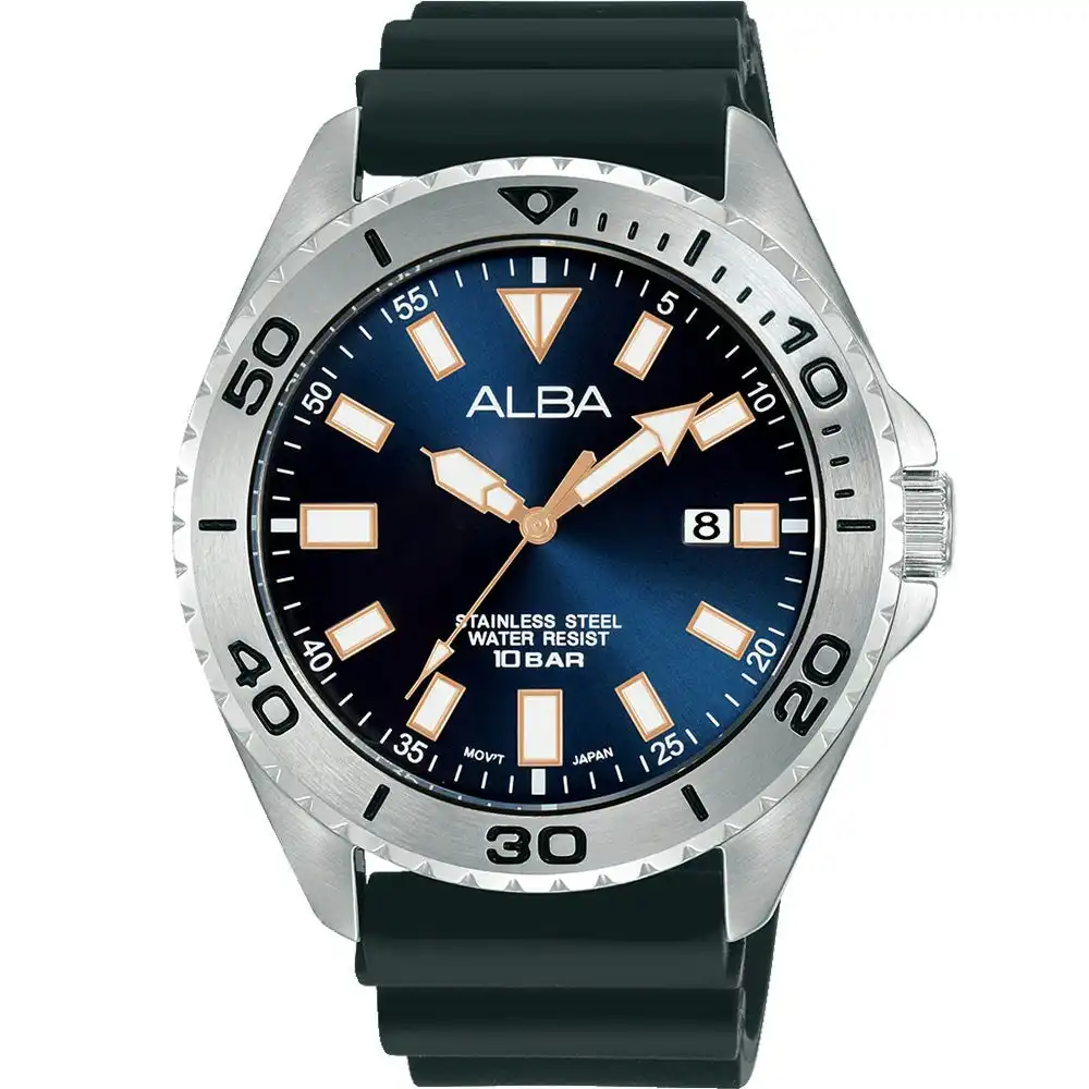 Alba AS9Q47X Stainless Steel Workmans Watch 44mm