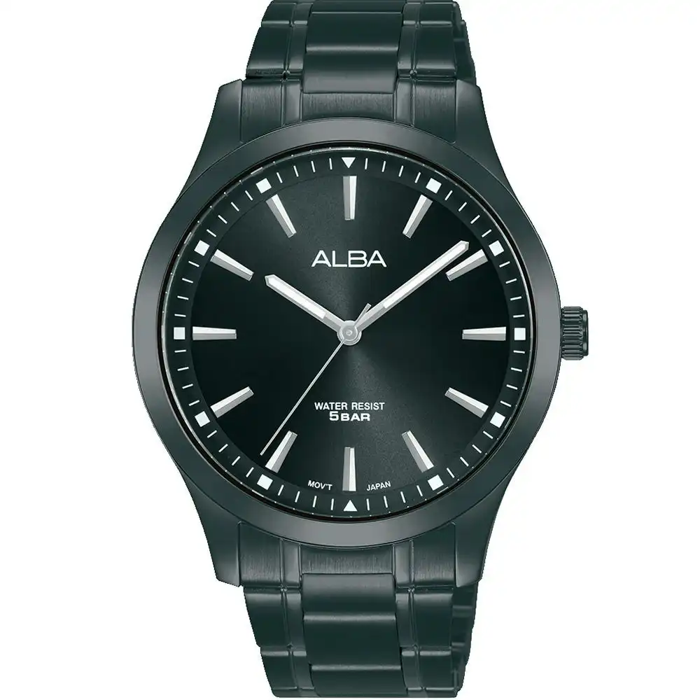 Alba ARX005X Black Stainless Steel Mens Watch