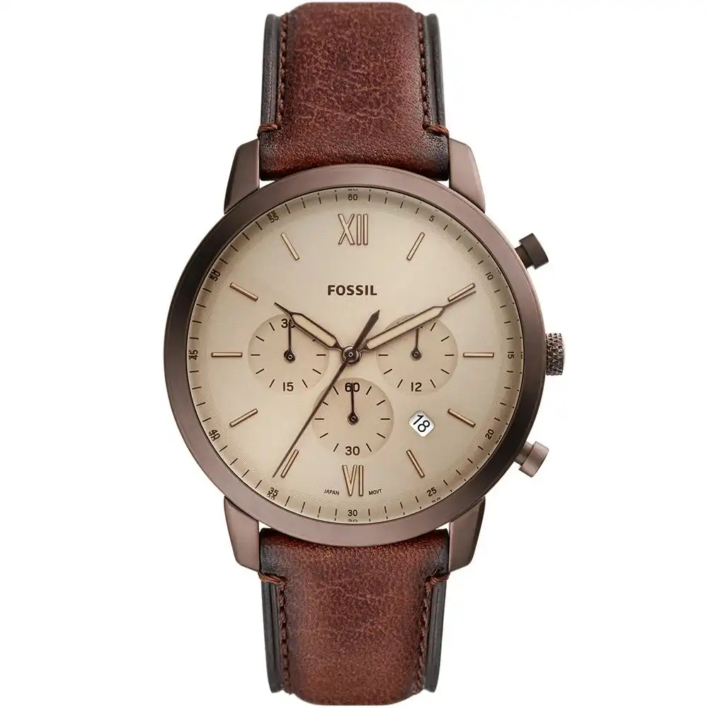 Fossil FS5941 Neutra Brown Leather Mens Watch