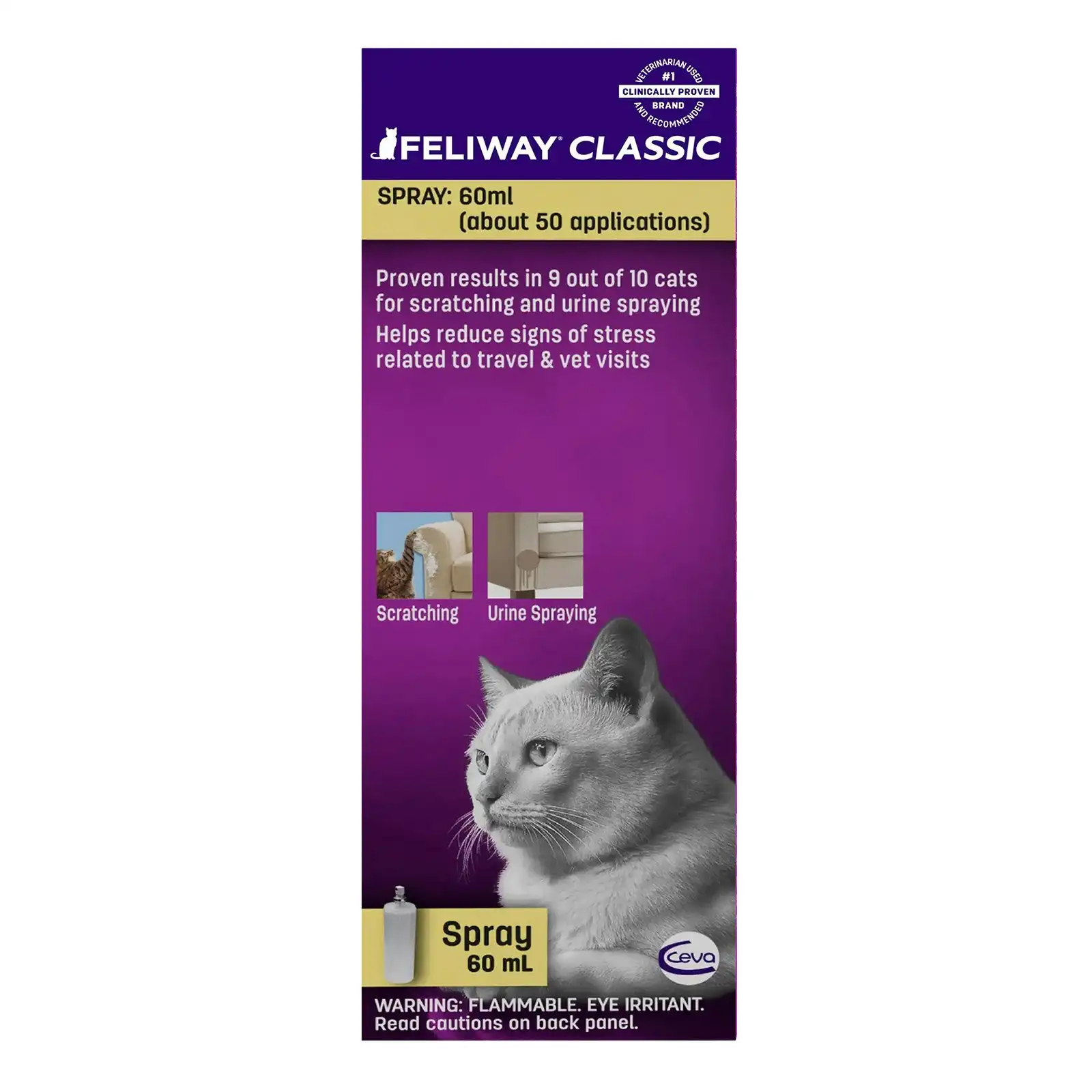 FELIWAY Spray for Kittens and Cats 60 mL