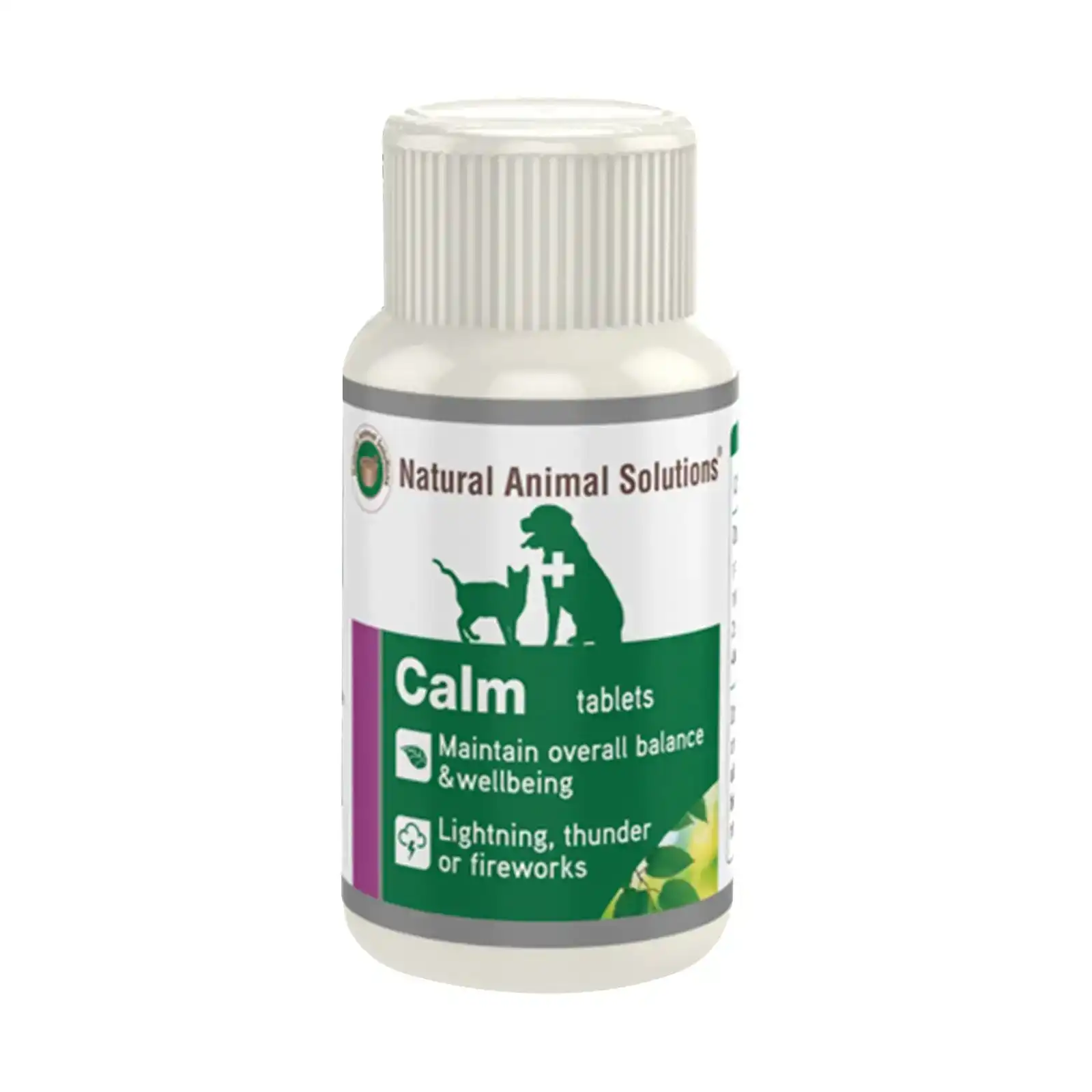 Natural Animal Solutions Calm Tablets For Dogs & Cats 30 Tablets