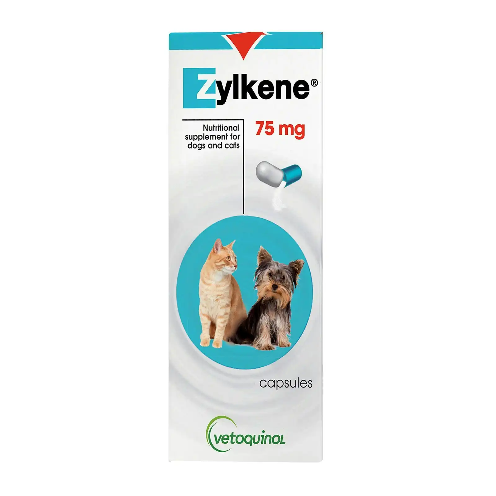 Zylkene Nutritional Supplement For Dogs And Cats 75 MG 30 Tablets