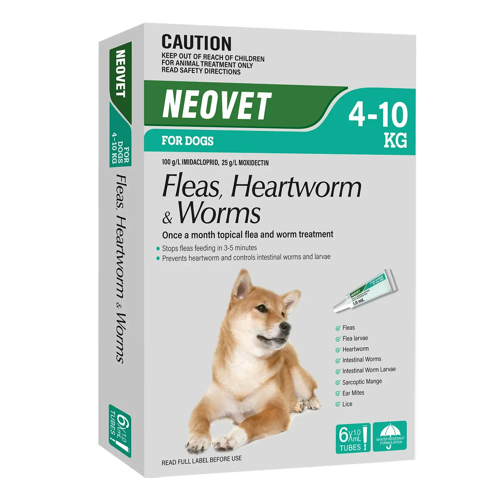 Neovet for Dogs 4 to 10 Kg (AQUA) 6 Pack