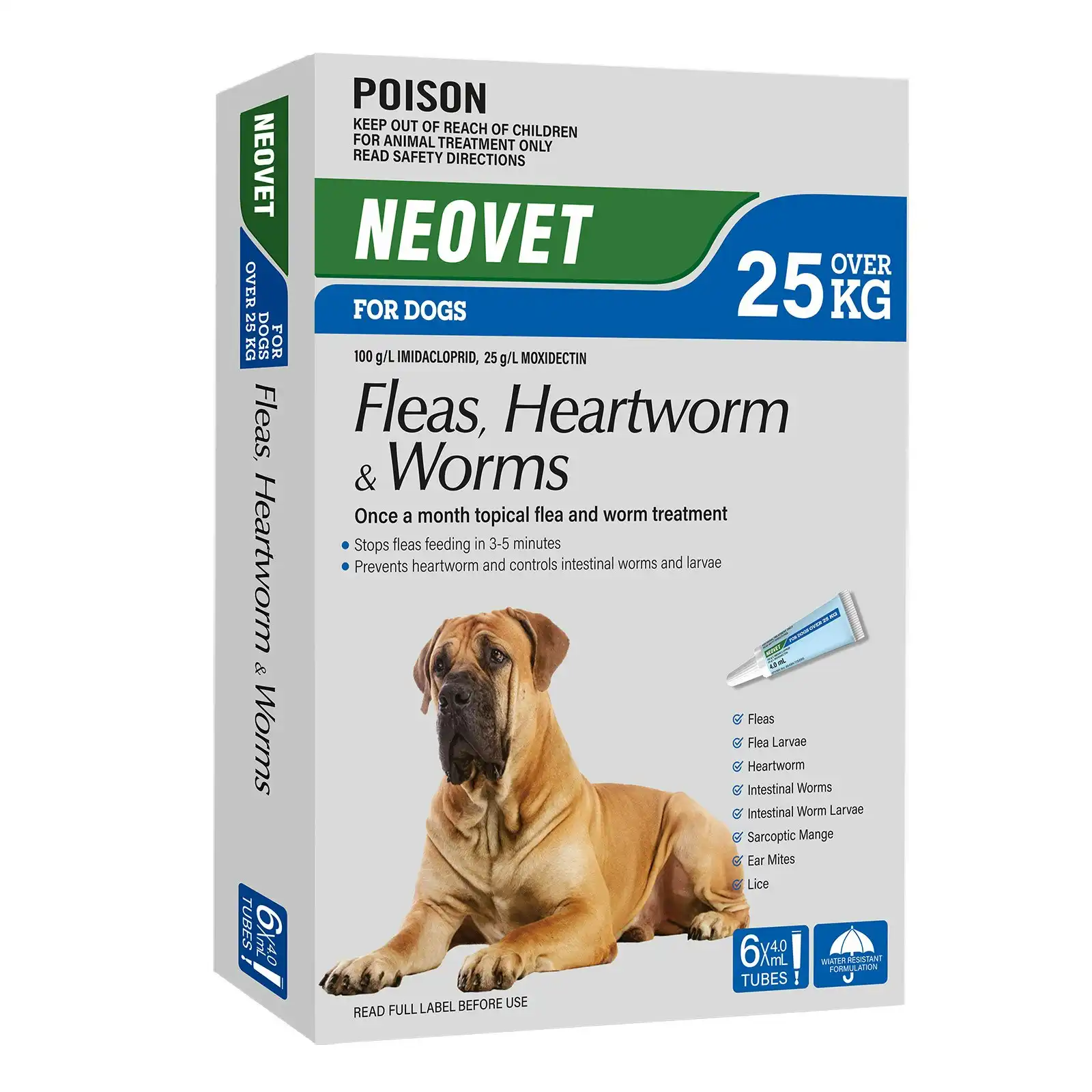 Neovet for Dogs Over 25 Kg (BLUE) 6 Pack
