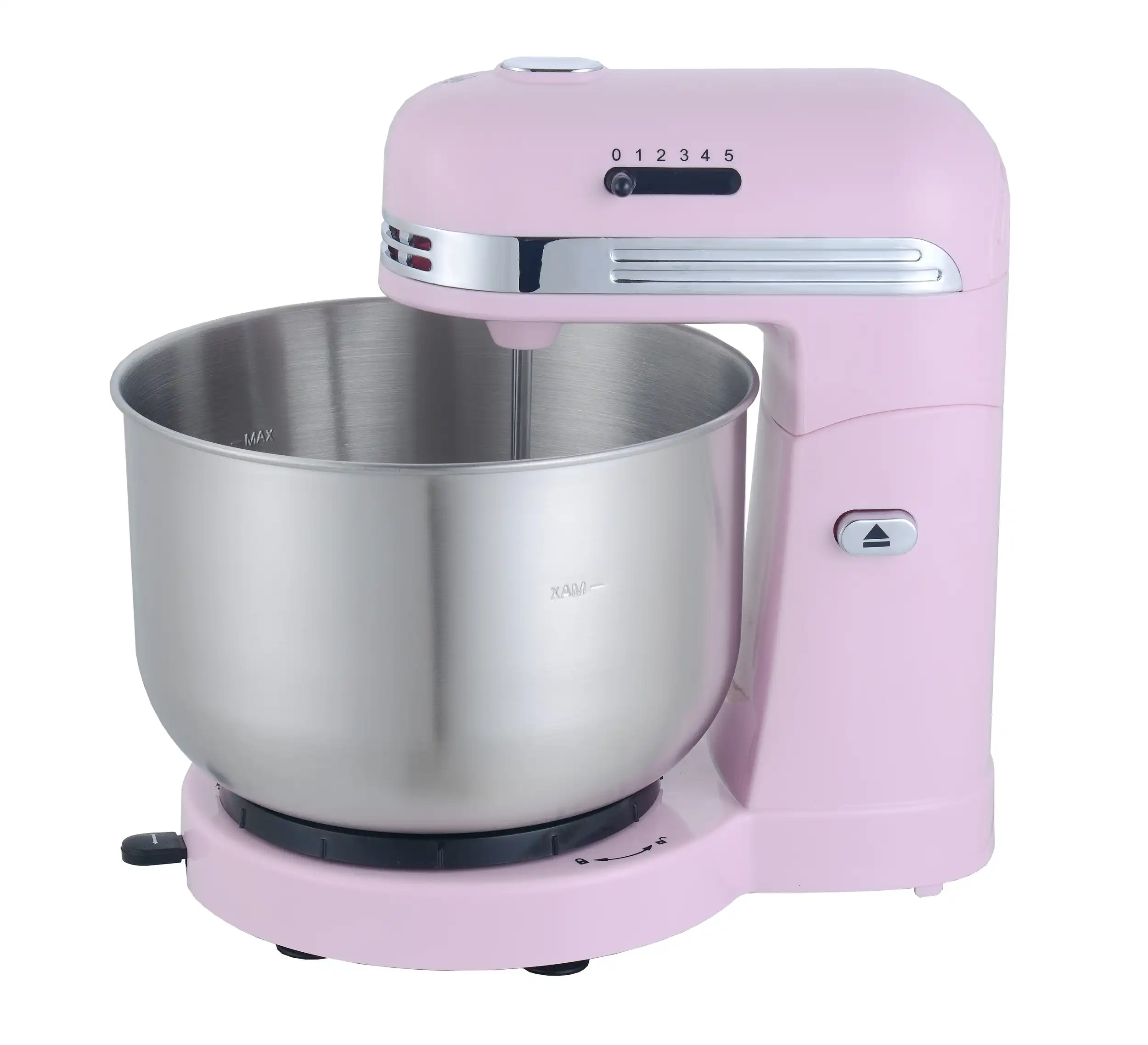 TODO 350W 5 Speed Electric Stand Mixer W/ 3.5L Stainless Steel Bowl Retro Pink T-Sm780