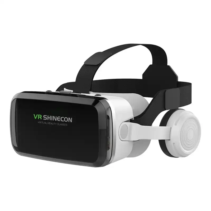 Todo 3D VR Box Glasses Virtual Reality Headset Bluetooth Headphone 4.7"- 7.2" Phone Compatible