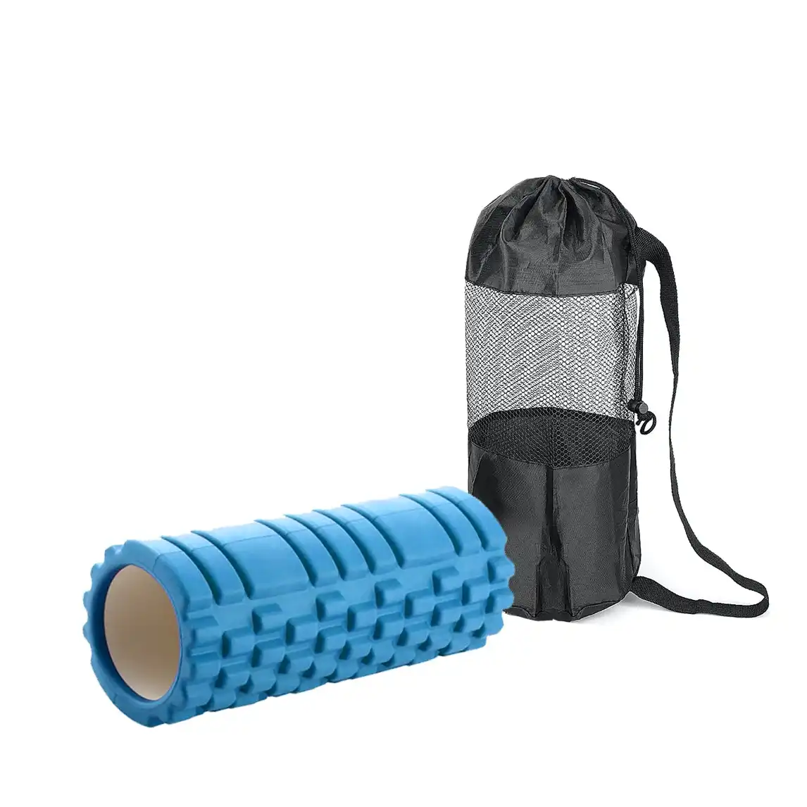 TODO Physio Pilates EVA PVC Foam Yoga Roller Gym Bag Back Training Exercise Massage Grid 33cm x 14cm