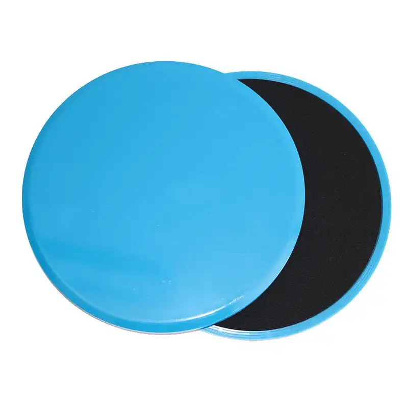 Core Sliders Gliding Discs Exercise Gym Fitness Foam Circle Pad Pair Blue