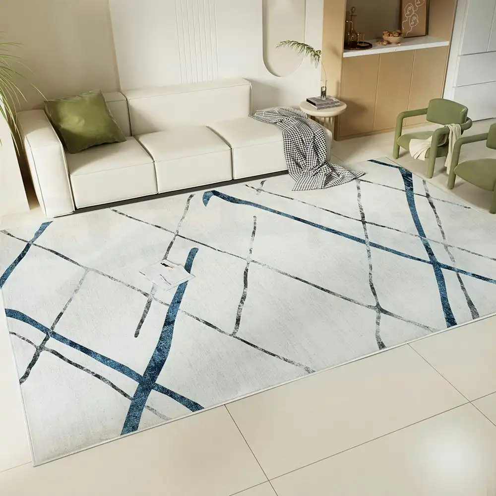Artiss Floor Rug 200x290 Washable Mat Carpet Short Pile Jaca