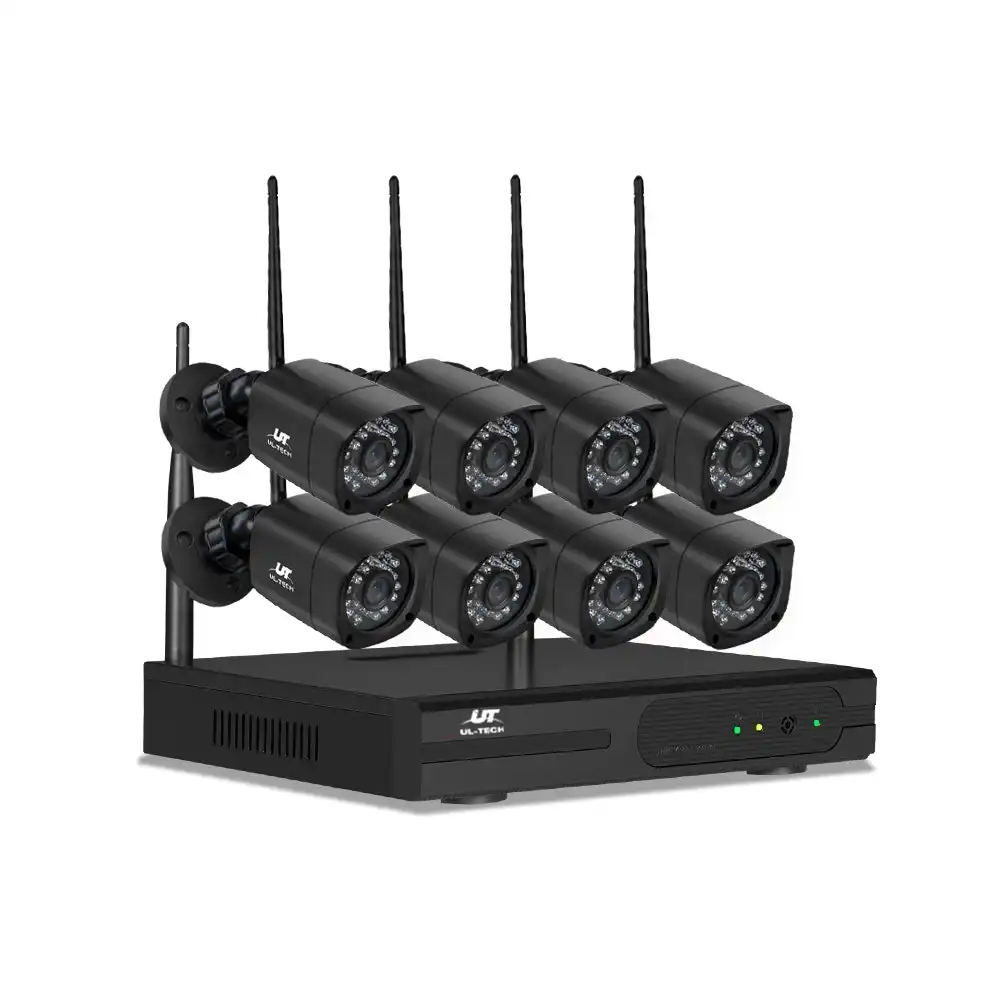 UL-tech Security Camera Wireless System CCTV 3MP WIFI 8CH 8 Camera NVR